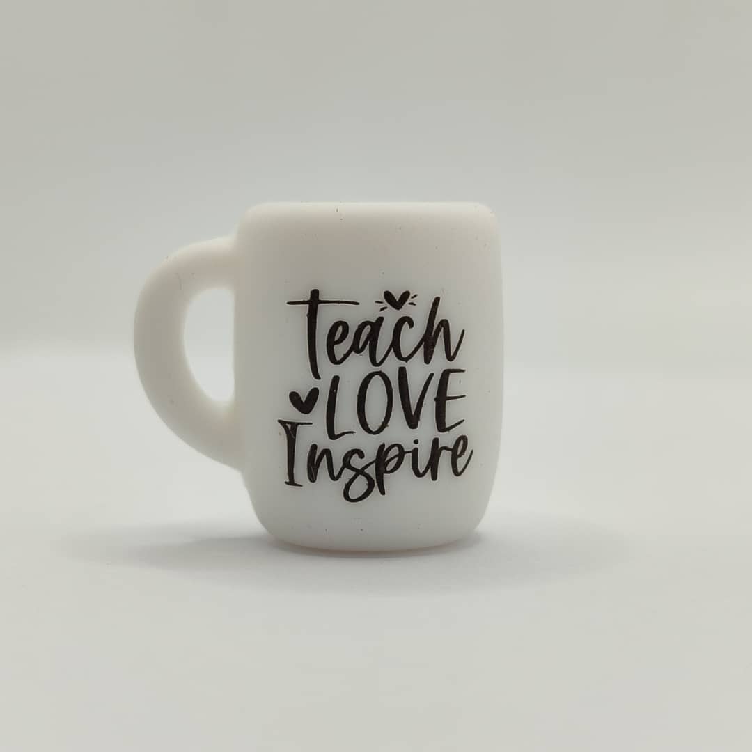 BOLSA 1 UND TAZITA BLANCA TEACH LOVE INSPIRE