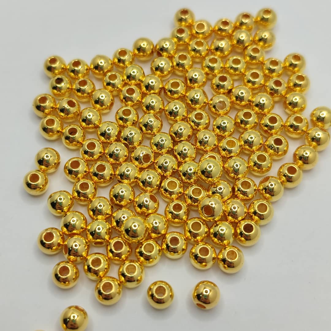 PAQUETE BALIN 5MM DORADO (120 UND PAQUETICO)