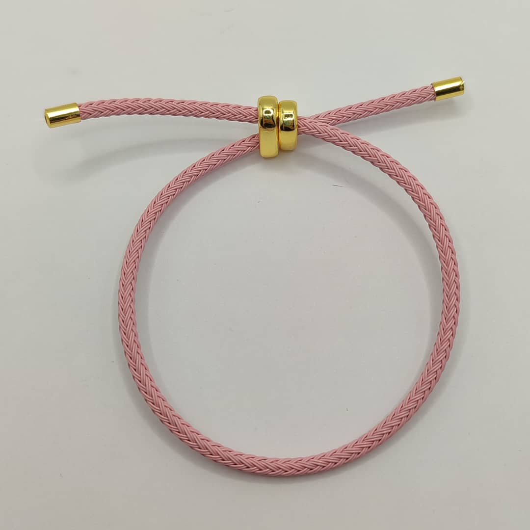 PULSERA AJUSTABLE ROSADA