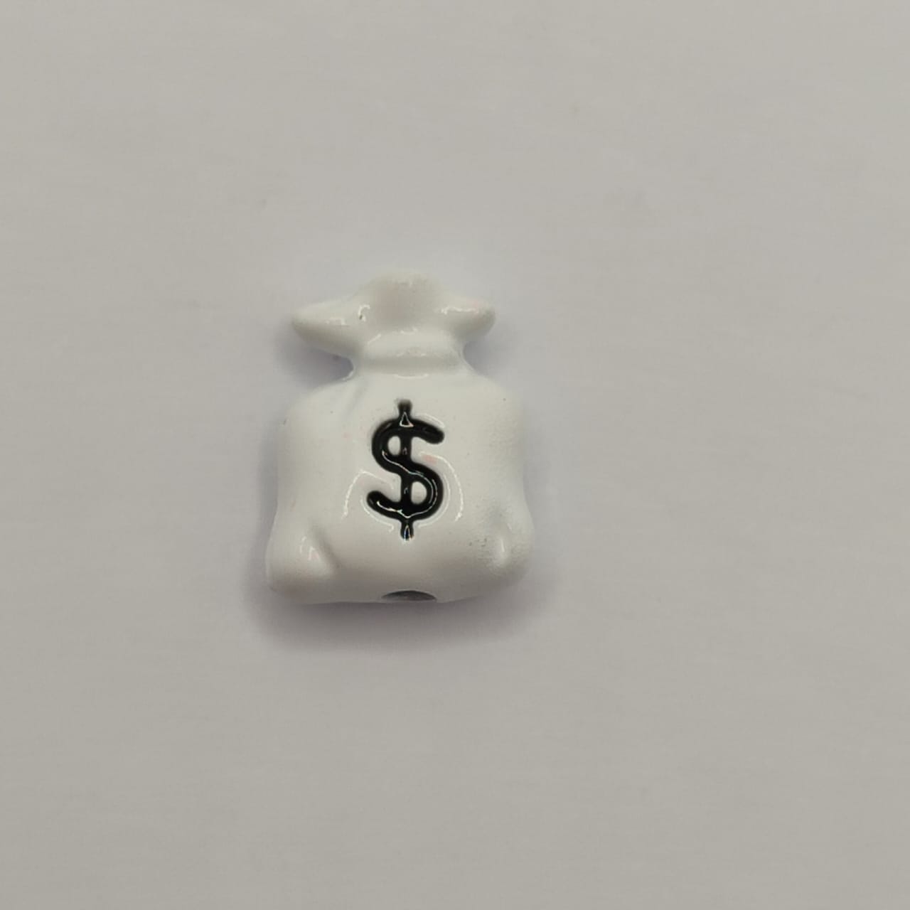 ESMALTADO PASADOR SACO DOLAR BLANCO