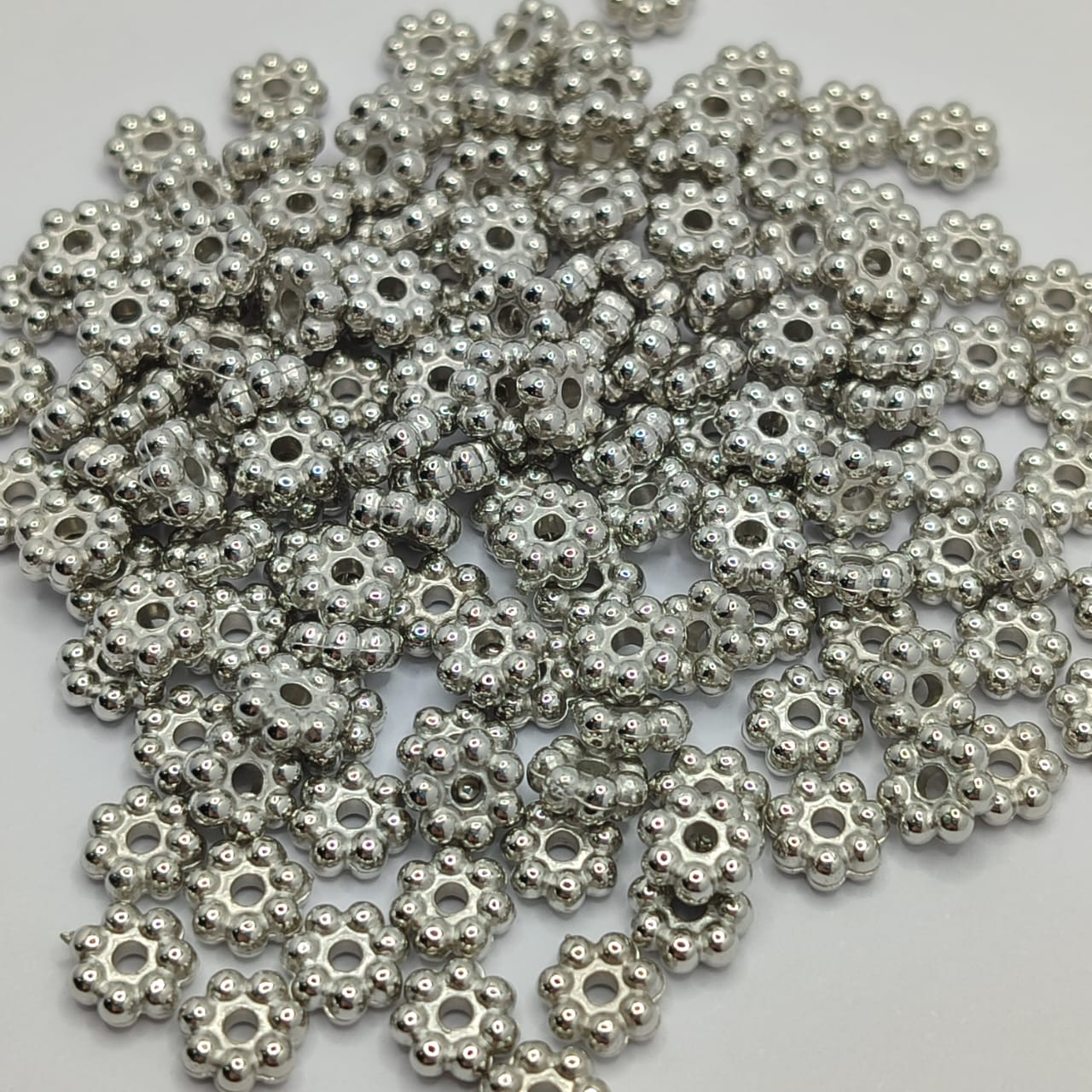 BOLSA 100 UND FLOR SEPARADORA PLATEADA