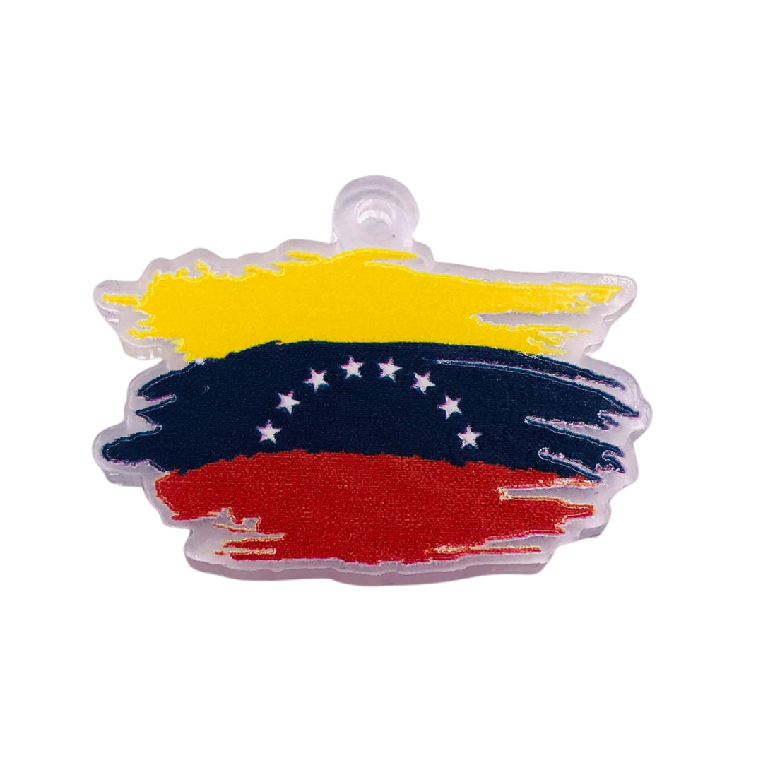 DIJE DE RESINA BANDERA