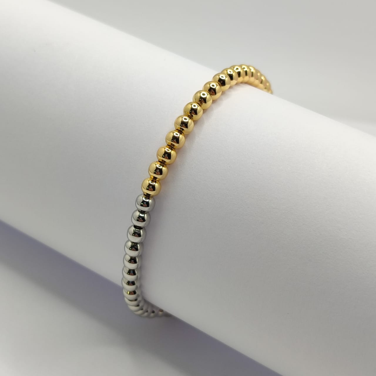 PULSERA BALIN 4MM DORADO Y PLATEADO