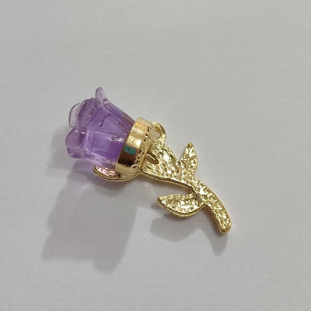 DIJE ROSA MORADA