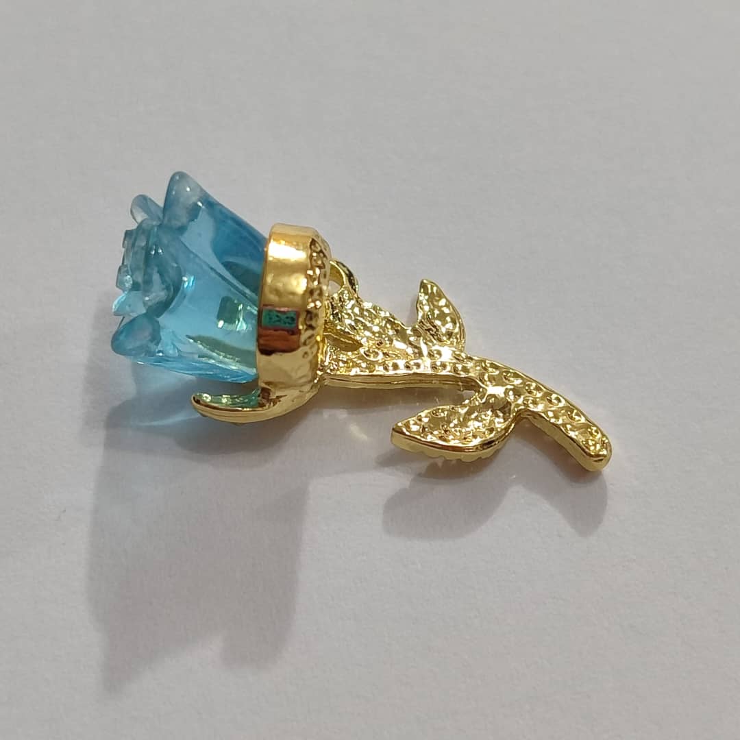 DIJE ROSA AZUL