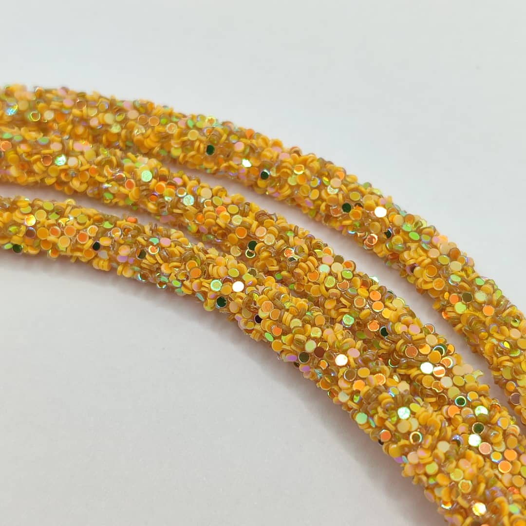 MANGUERA ESCARCHADA DORADO