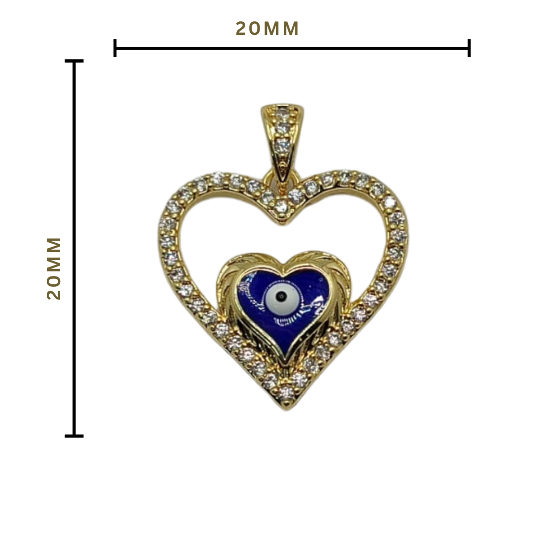 CIRCON DIJE CORAZON HUECO OJO TURCO 3