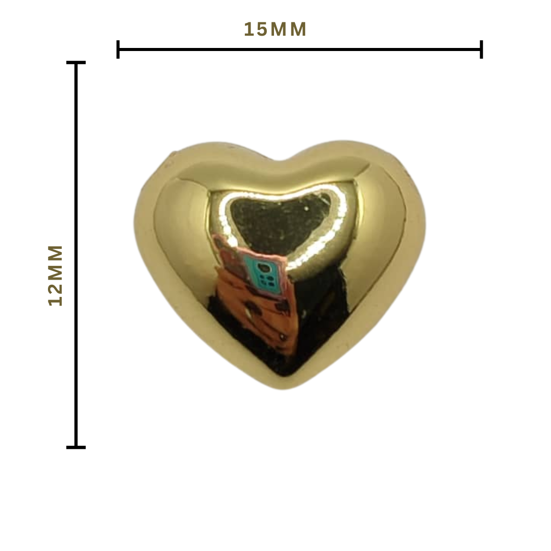 ORO CHINO PASADOR CORAZON 15MM 3