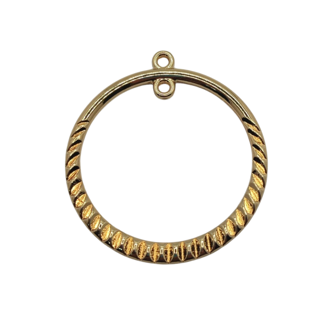 ORO CHINO DIJE CIRCULO GRANDE 2