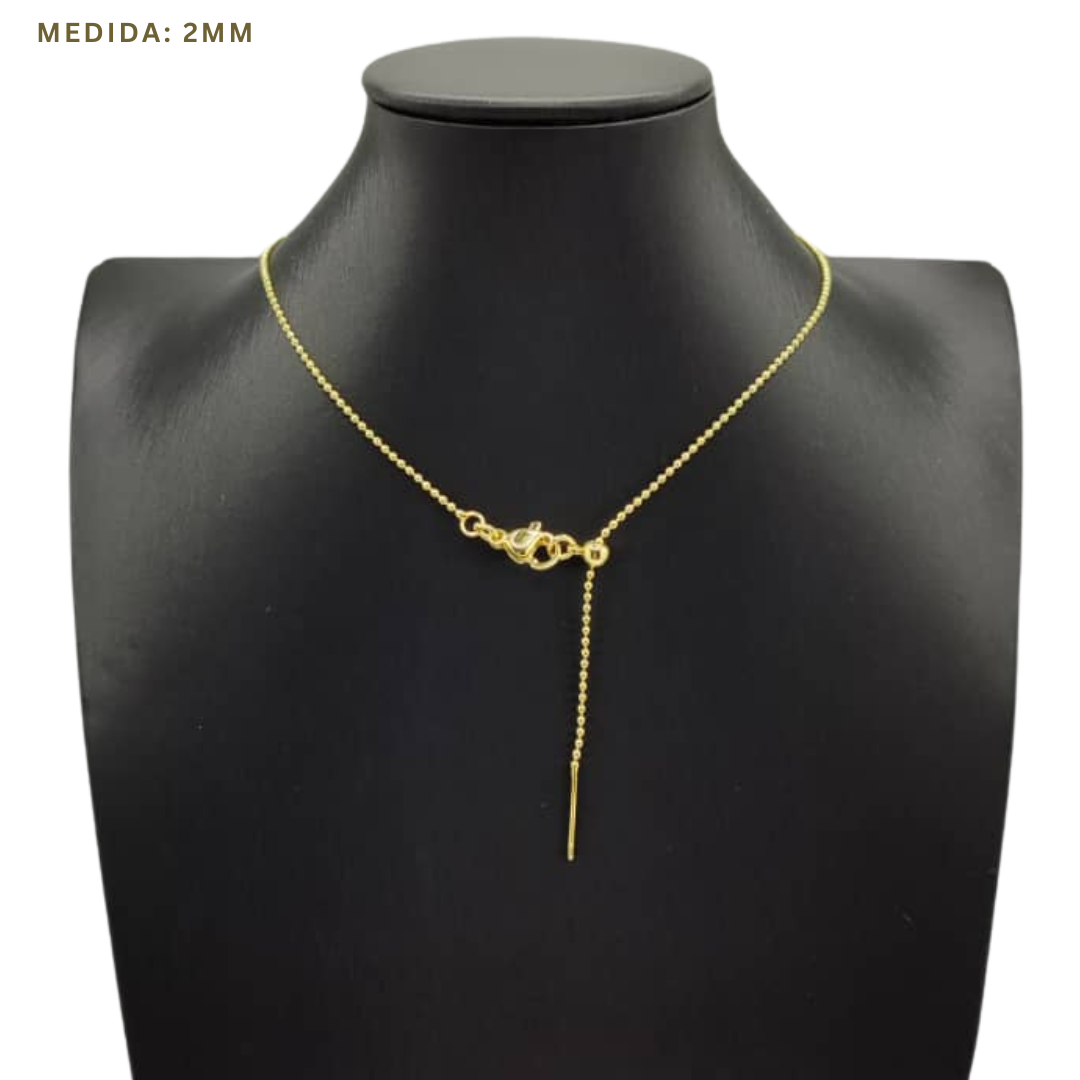 CADENA ORO CHINO BALIN 2MM DE AGUJA 4