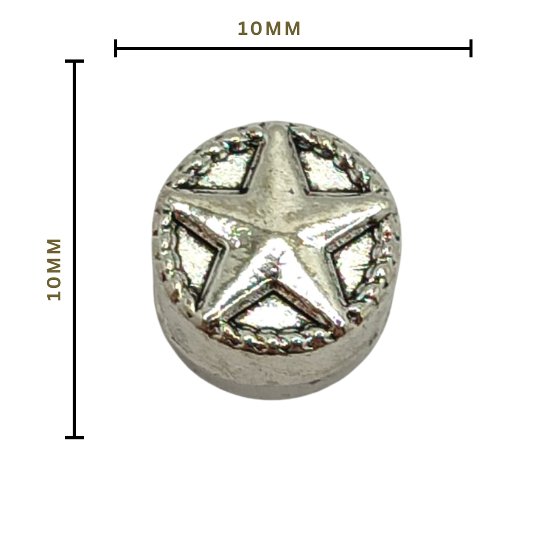 SILVER PASADOR REDONDO DE ESTRELLA 3