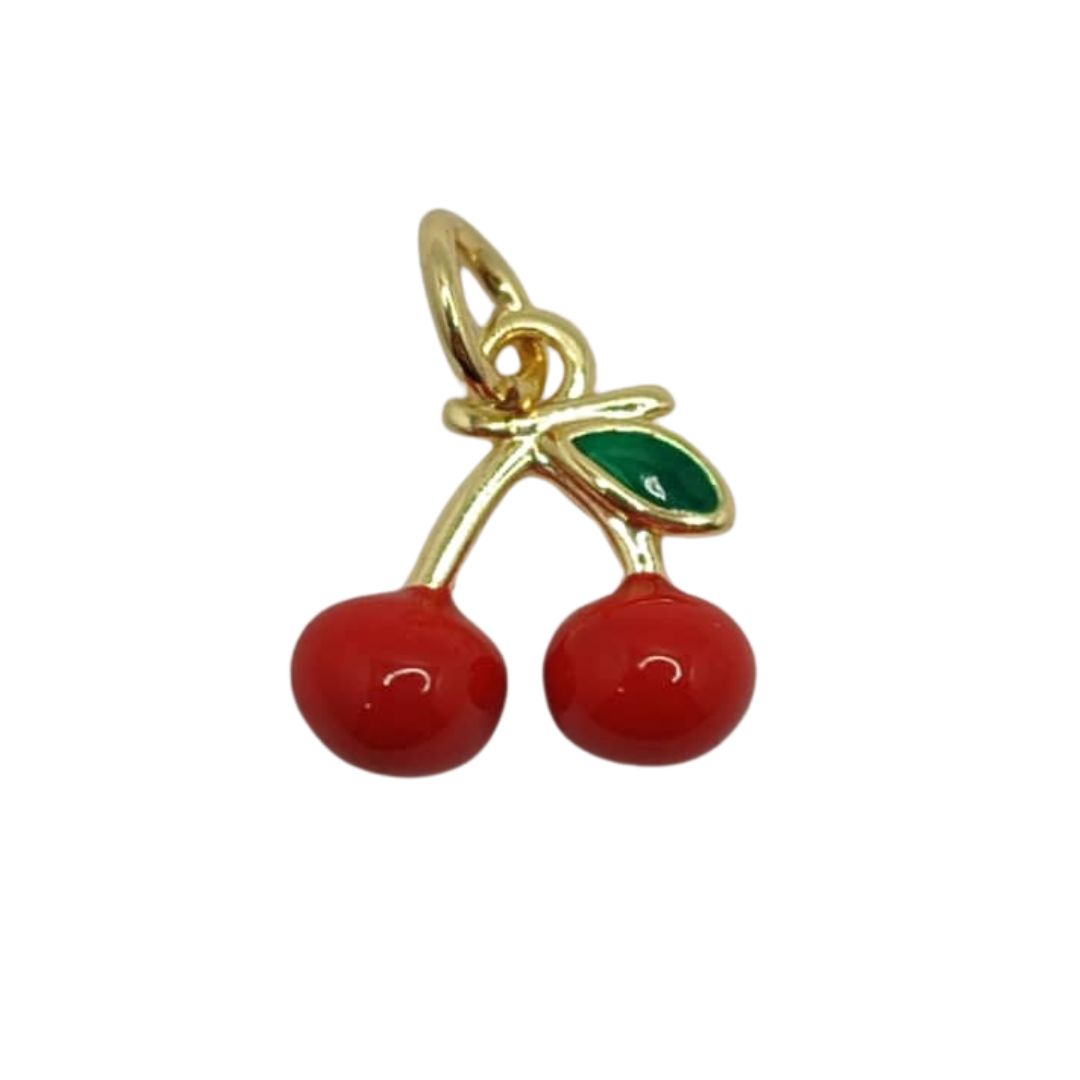 ESMALTADO DIJE CEREZA