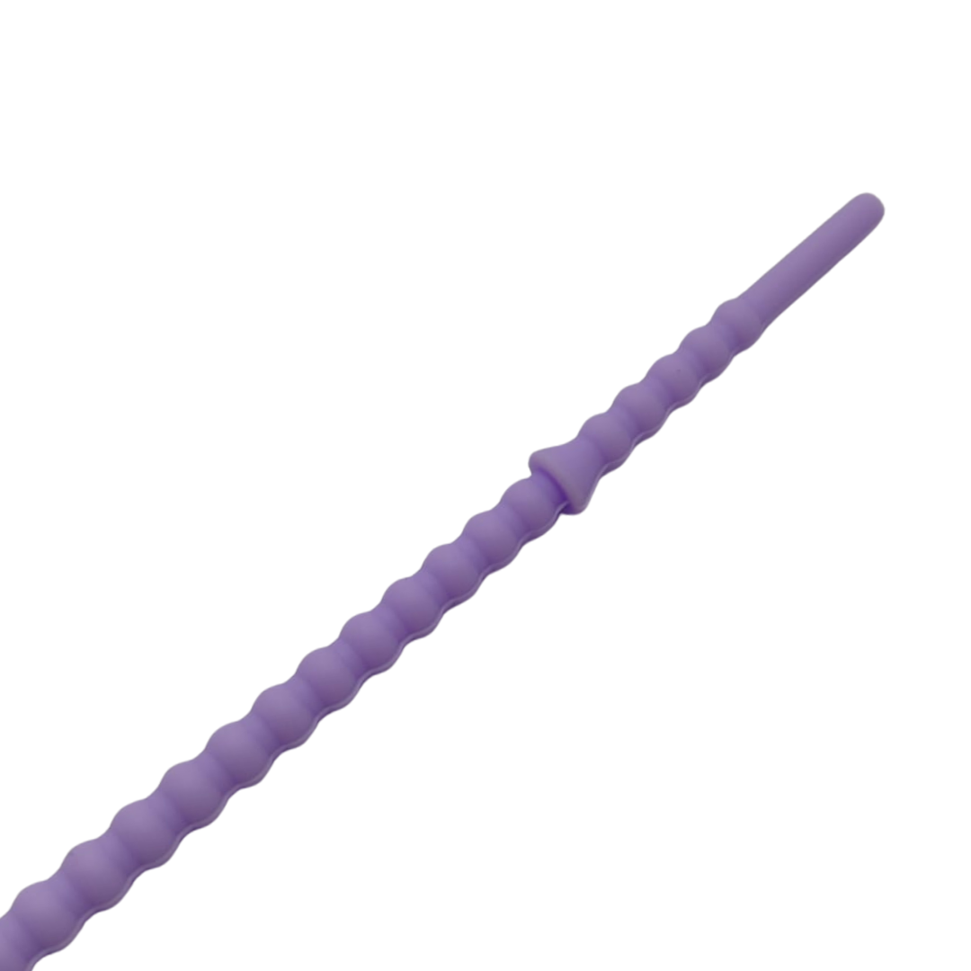 PULSERA DE SILICON CON CORAZON LILA 3