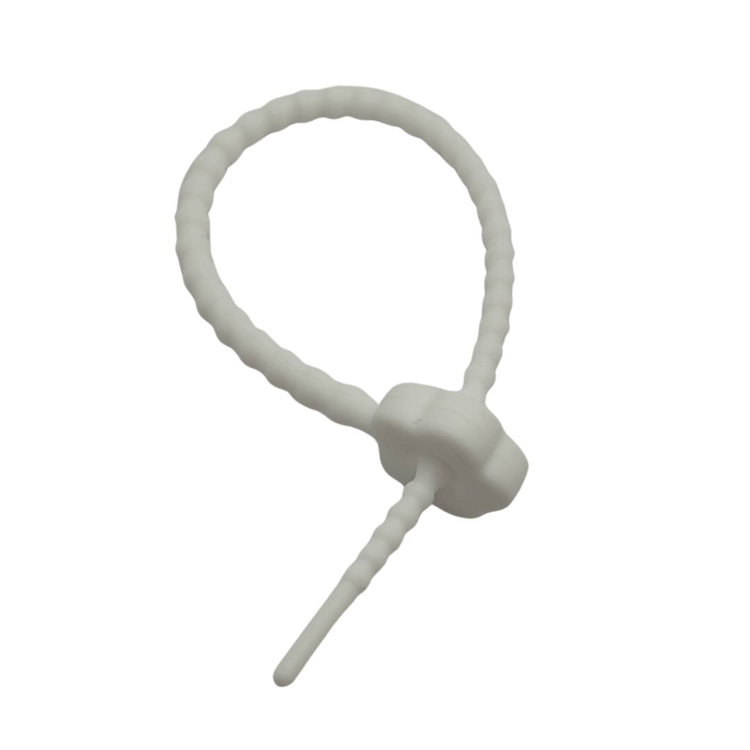 PULSERA DE SILICON CON FLOR BLANCA