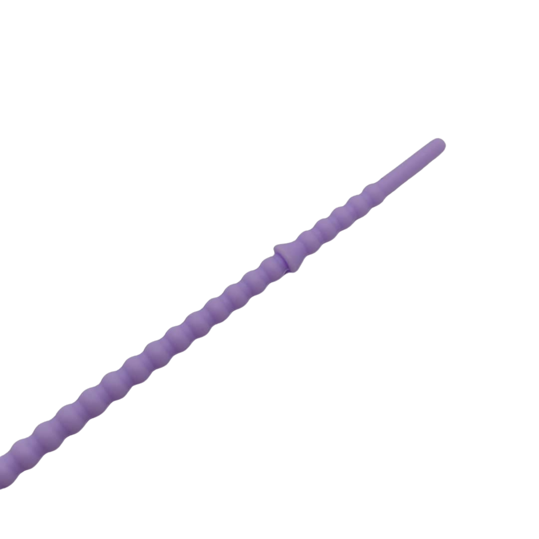 PULSERA DE SILICON CON FLOR LILA 3