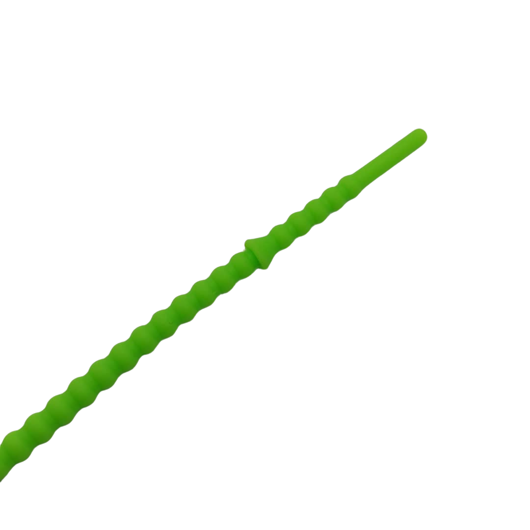 PULSERA DE SILICON CON FLOR VERDE 3