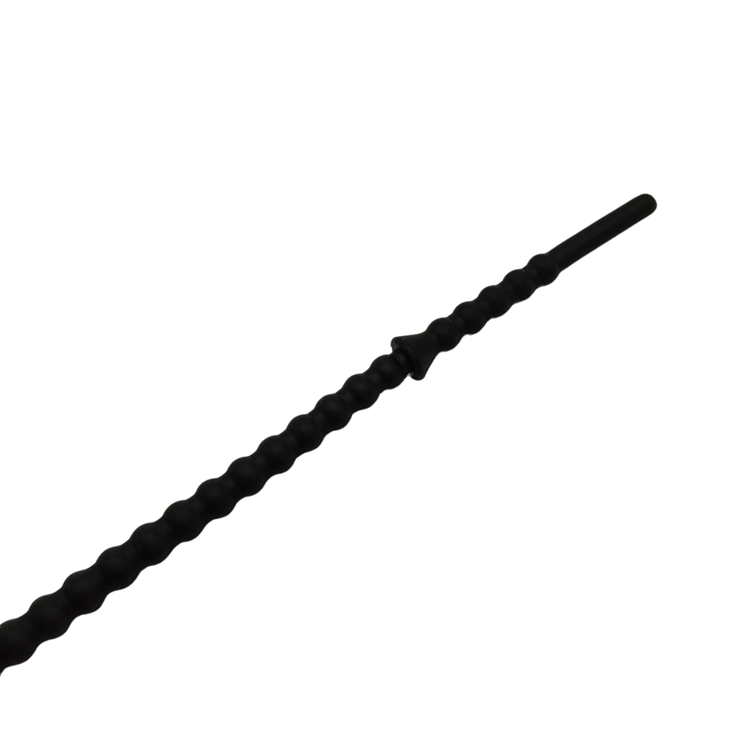 PULSERA DE SILICON CON FLOR NEGRA 3