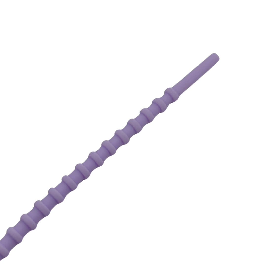 PULSERA DE SILICON LILA CON PASADOR OVALADO 3