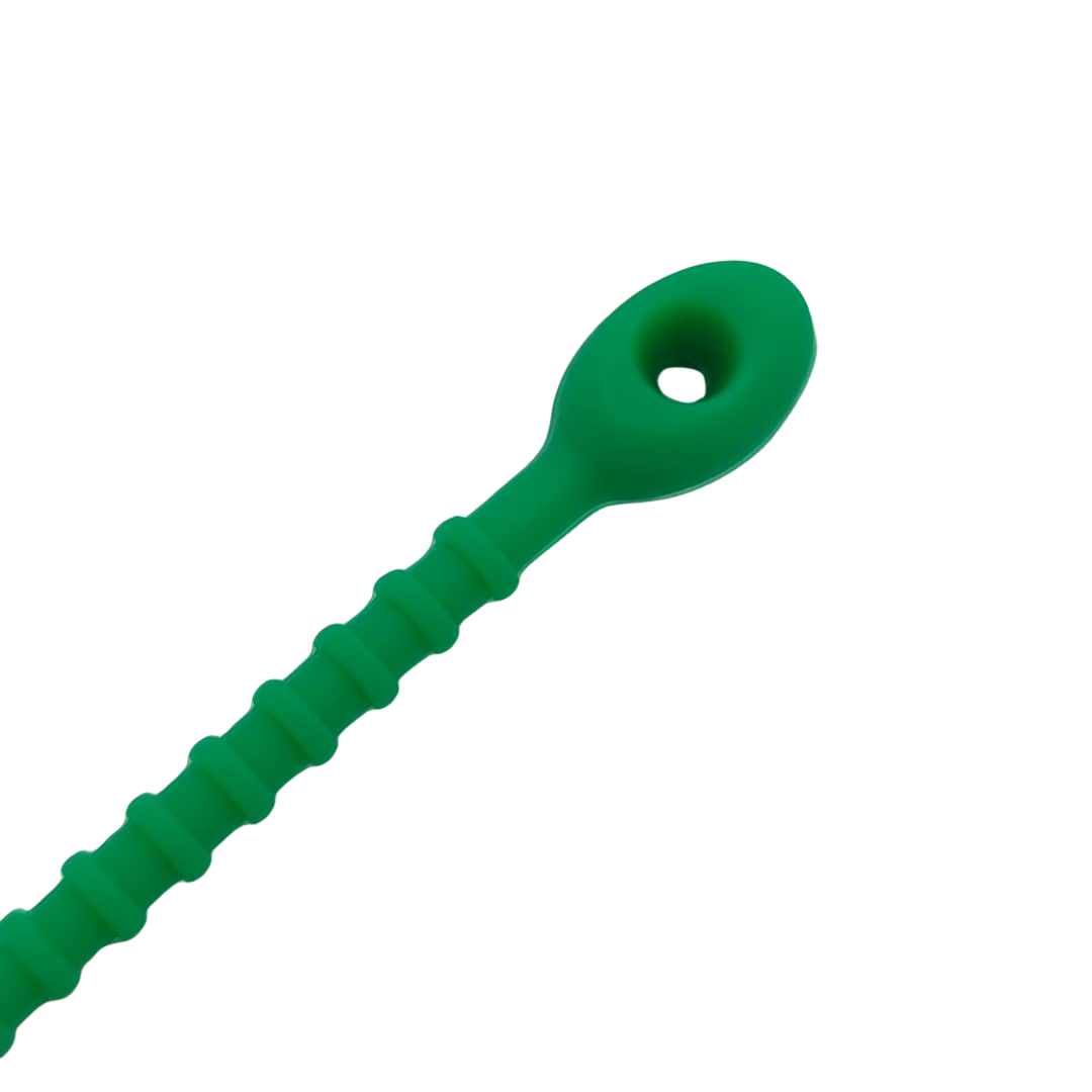 PULSERA DE SILICON VERDE OSCURO CON PASADOR OVALADO 2