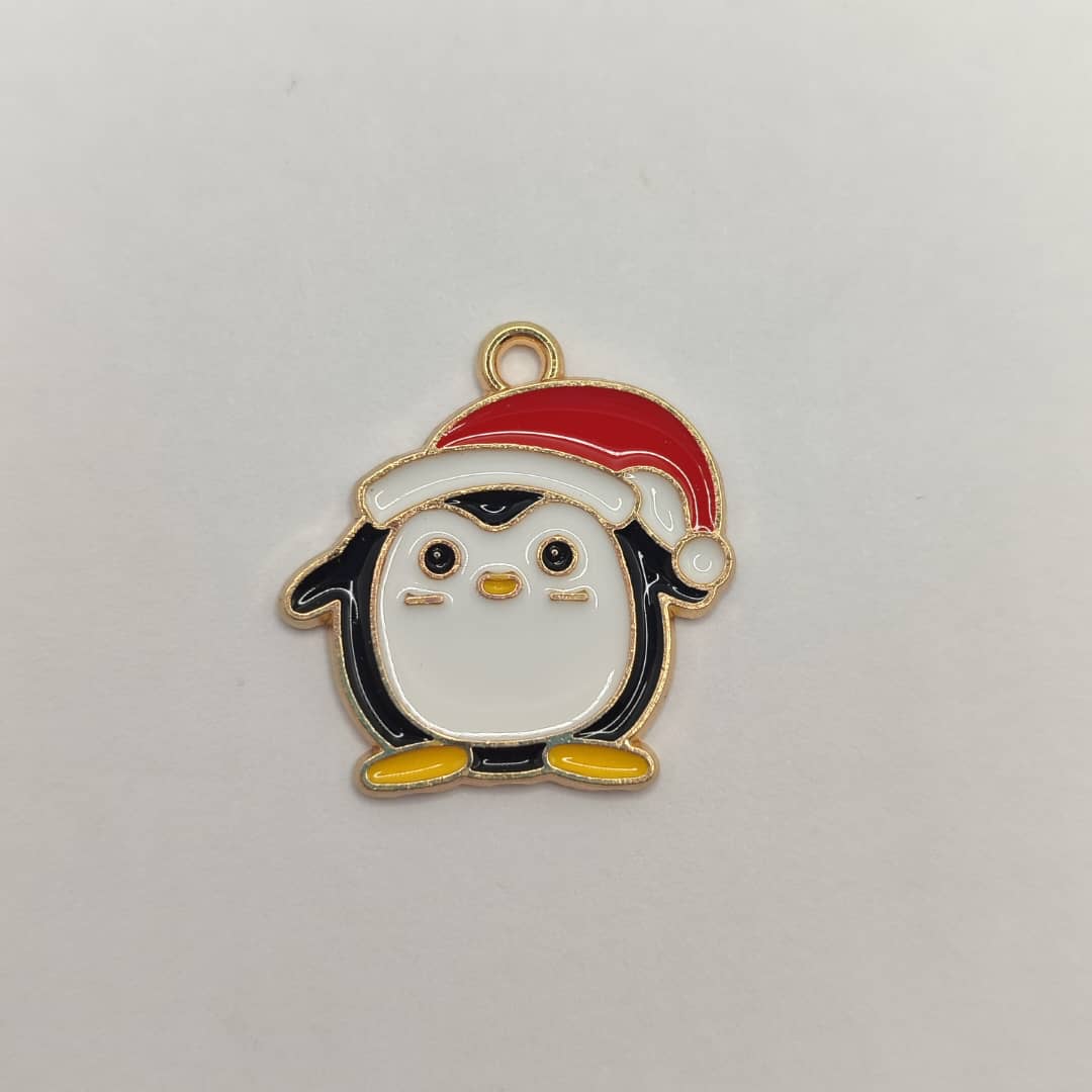 NAVIDAD DIJE PINGUINO CON GORRO NAVIDEñO