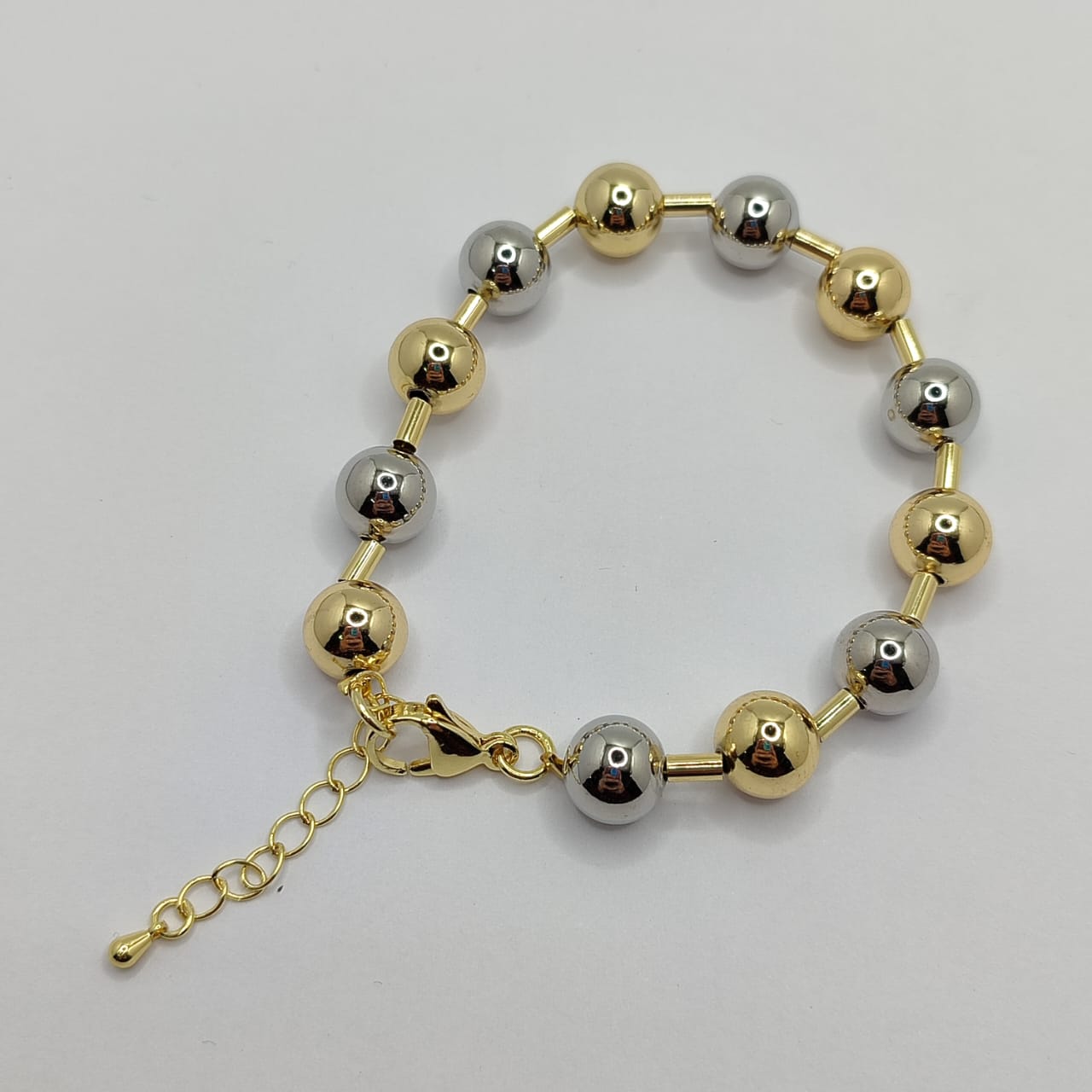 PULSERA DE BALIN MIXTO 10MM