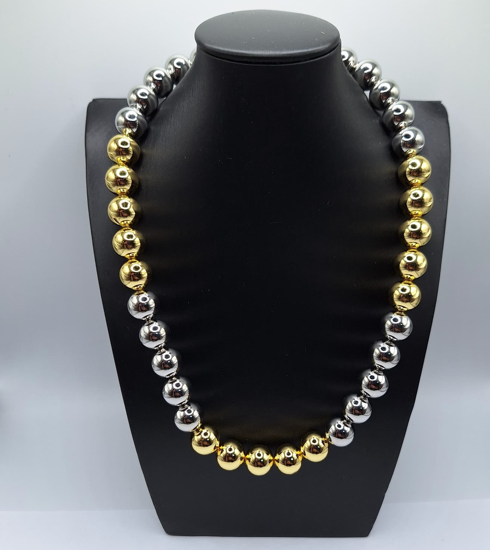 COLLAR DE BALIN MIXTO DE 12MM