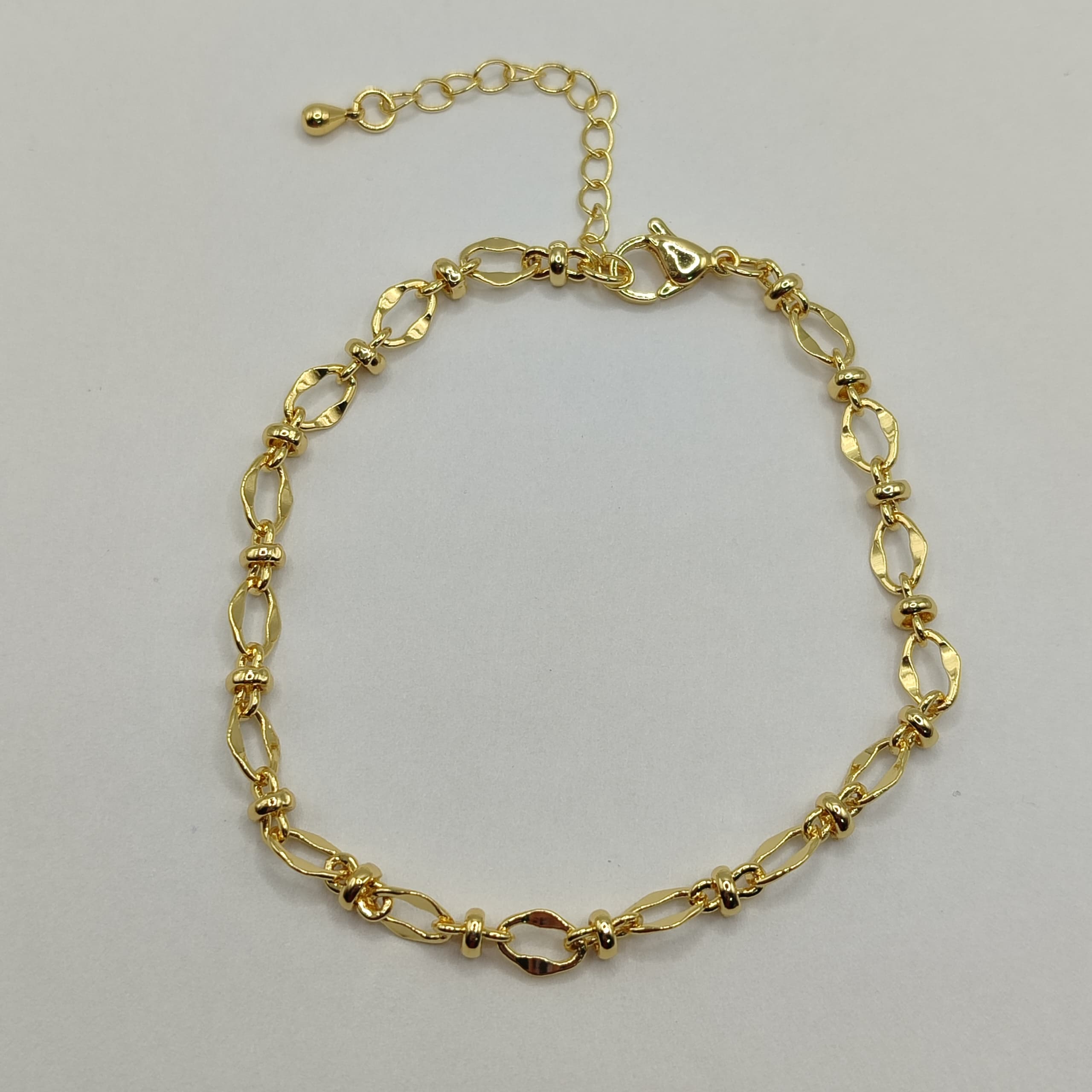 PULSERA ESLABON PLANO OVALADO