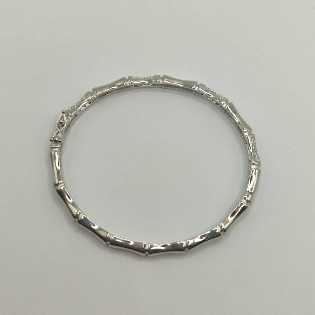 BRAZALETE ESTILO BAMBU SILVER