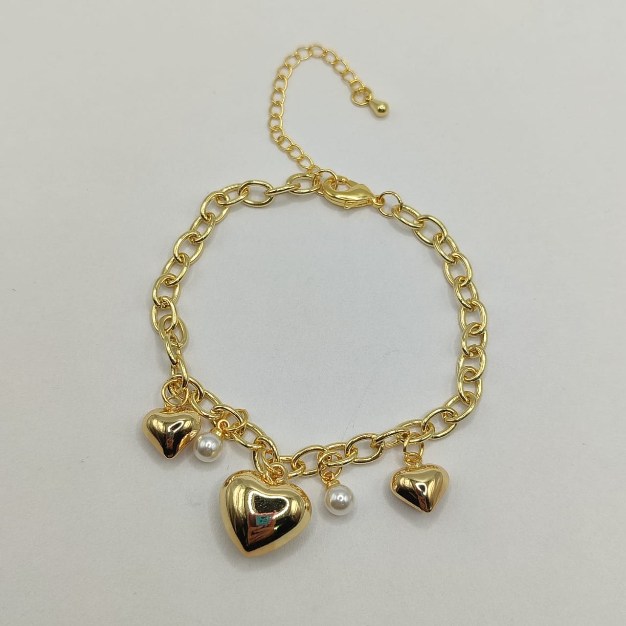 PULSERA DE 3 CORAZONES