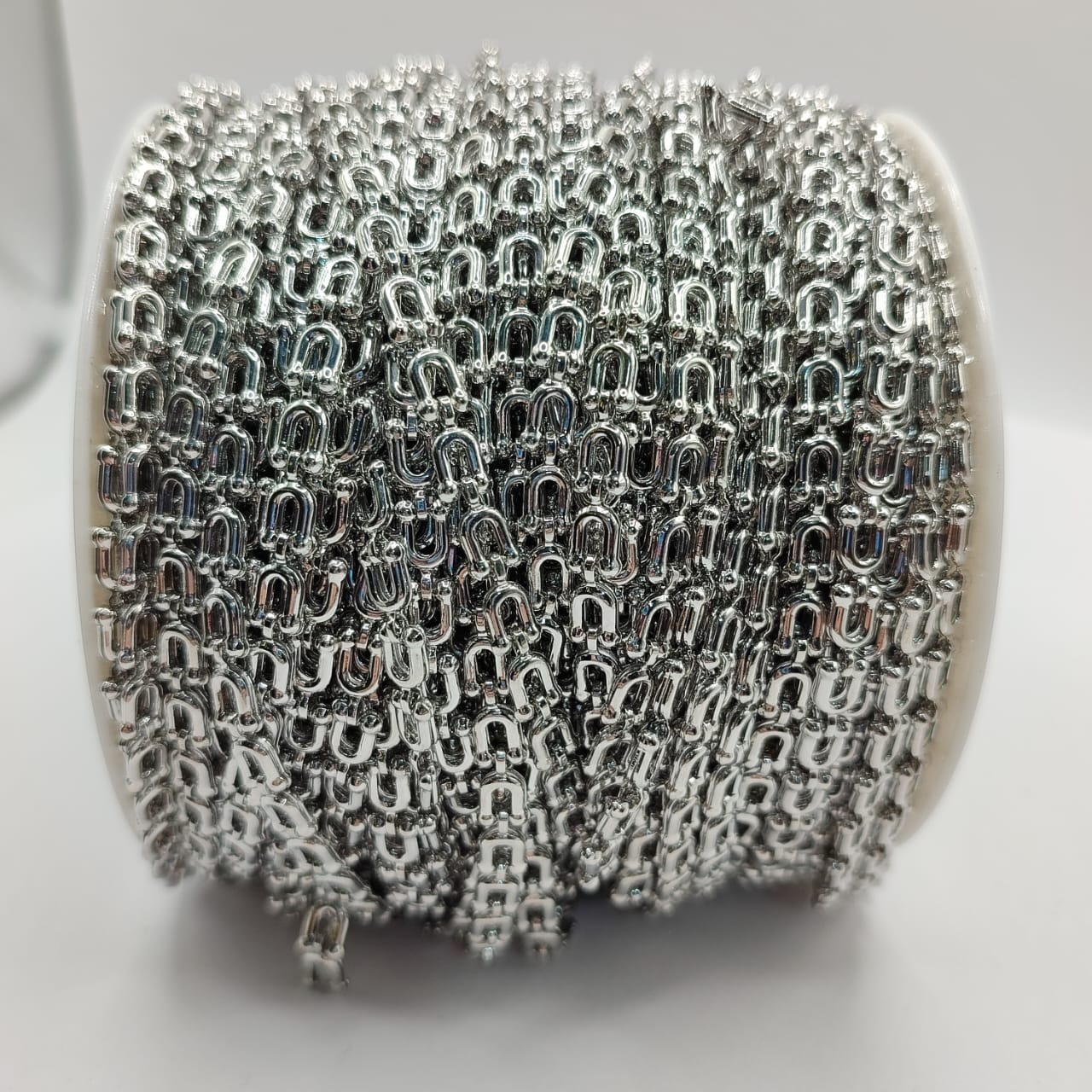 CADENA DE ORO CHINO ESLABO HERRADURA SILVER