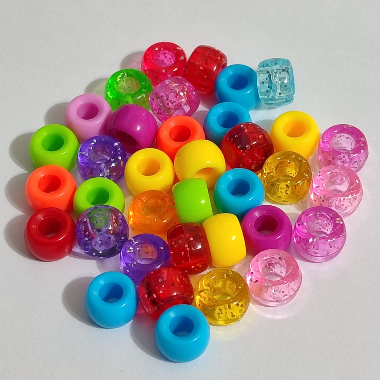 PAQUETE CHAQUIRONES DE COLORES ESCARCHADOS