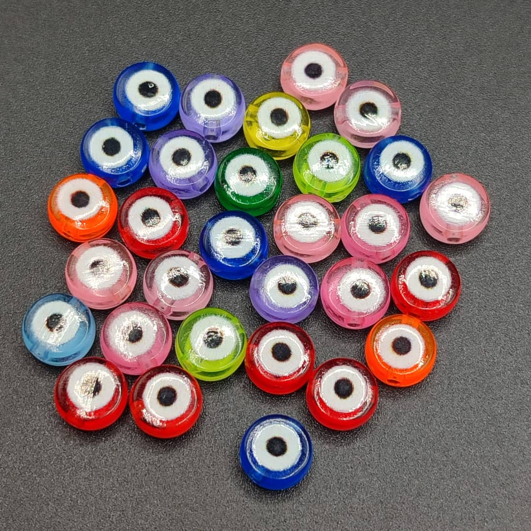 PAQUETE OJOS TURCOS DE COLORES ( 30 UND)