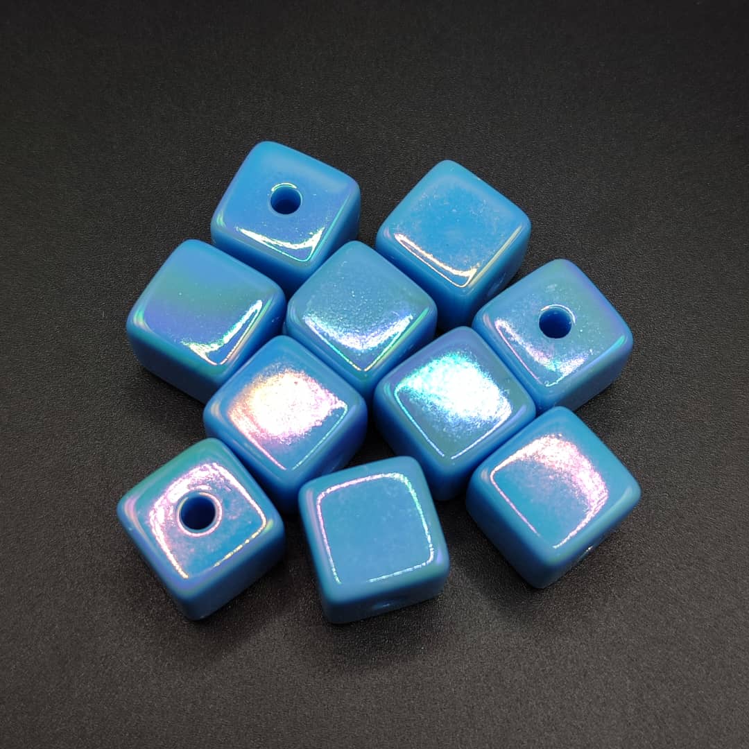 ACRILICO CUBO AZUL CLARO