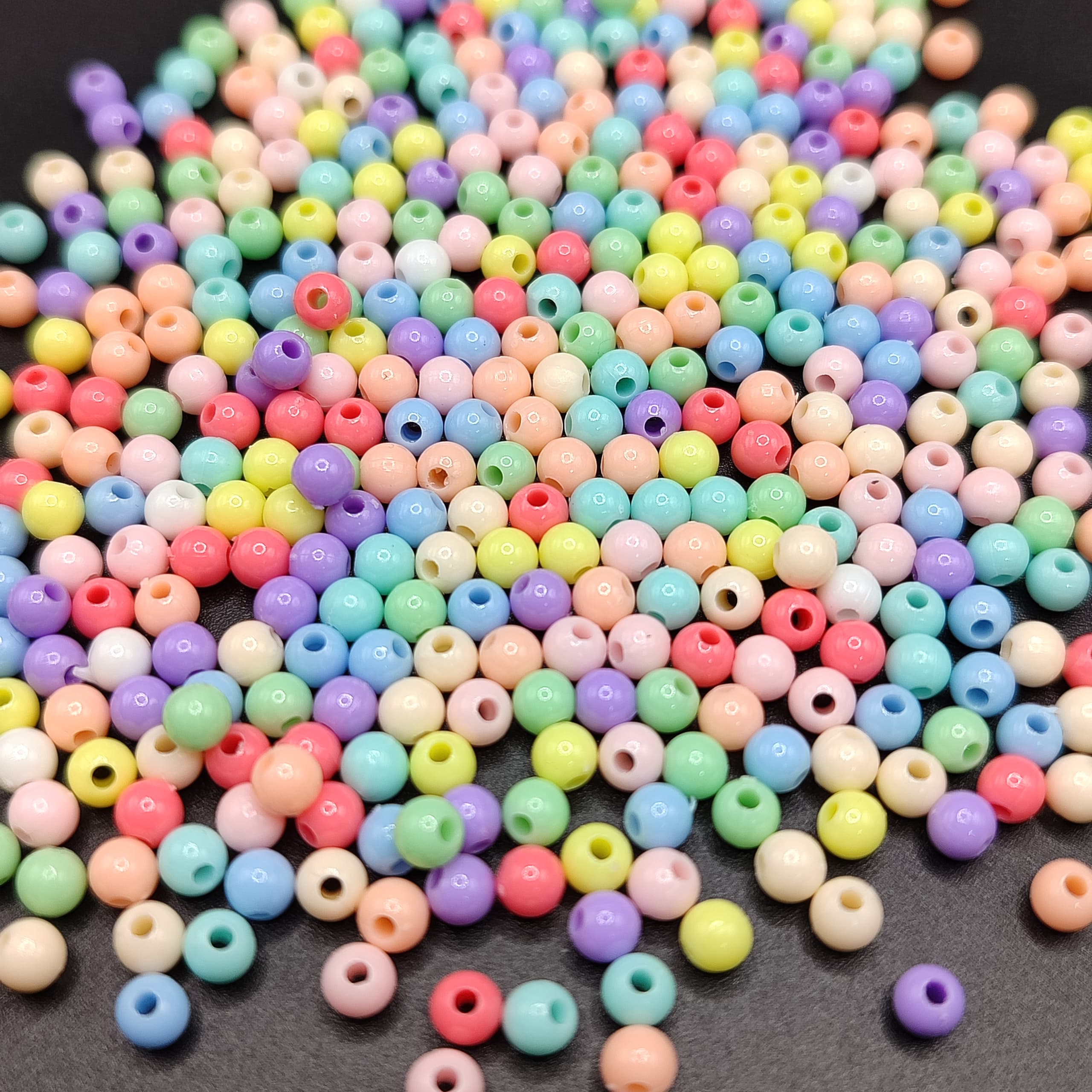 BOLSA 200 UND APROX BALINES DE COLORES 4MM