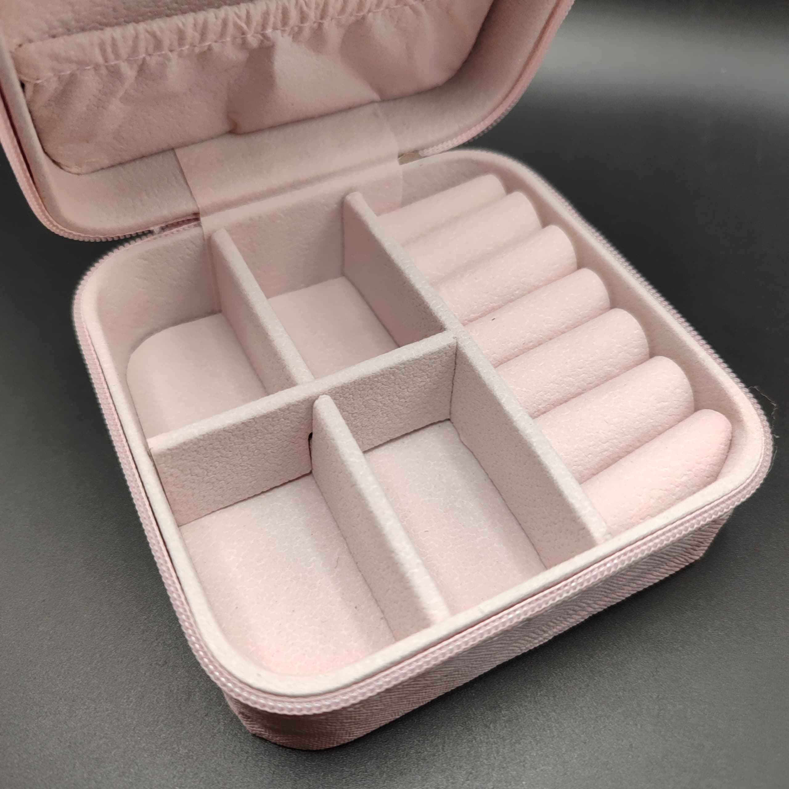 COFRE DE JOYERIA MINI ROSA PALIDO 2