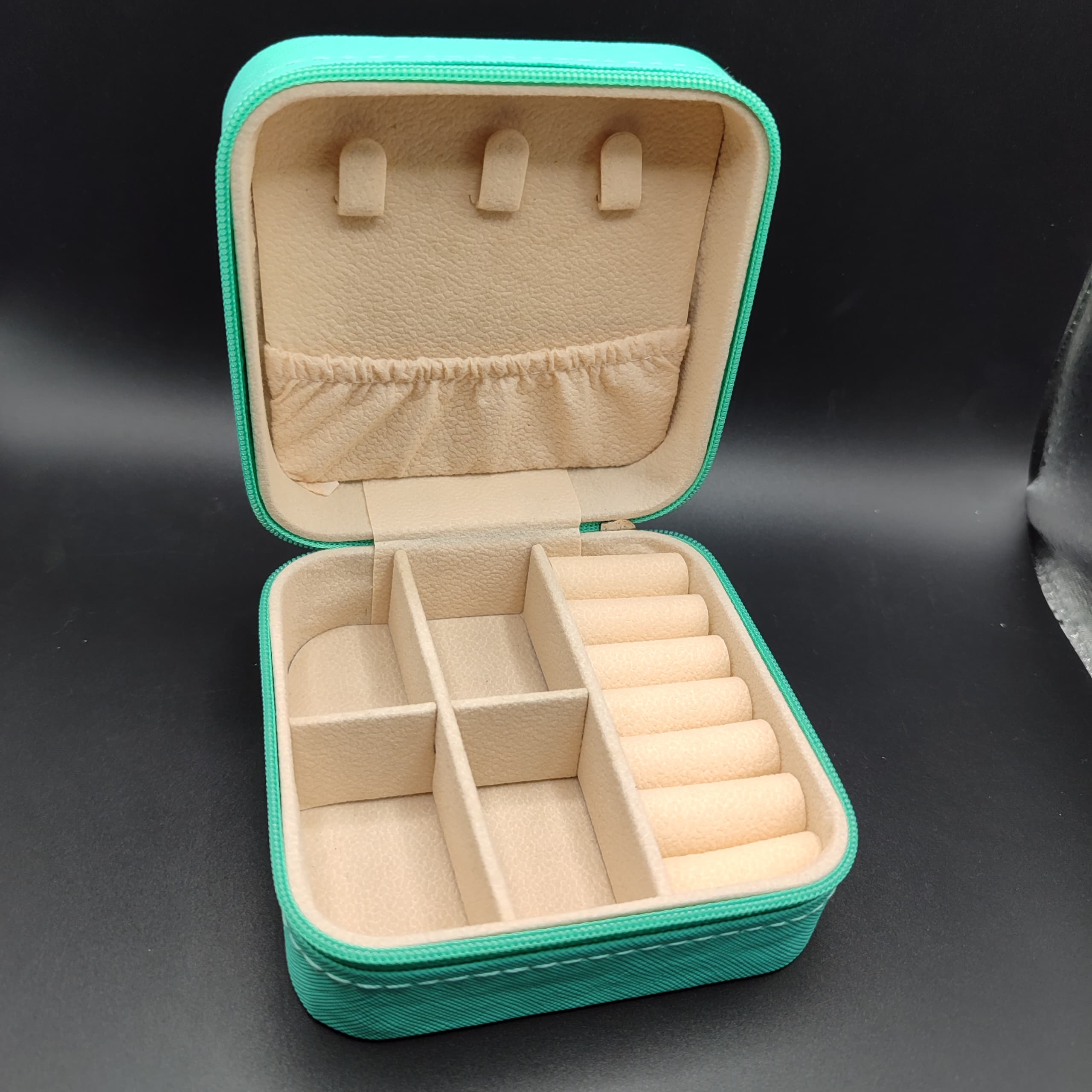 COFRE DE JOYERIA MINI TURQUESA 3