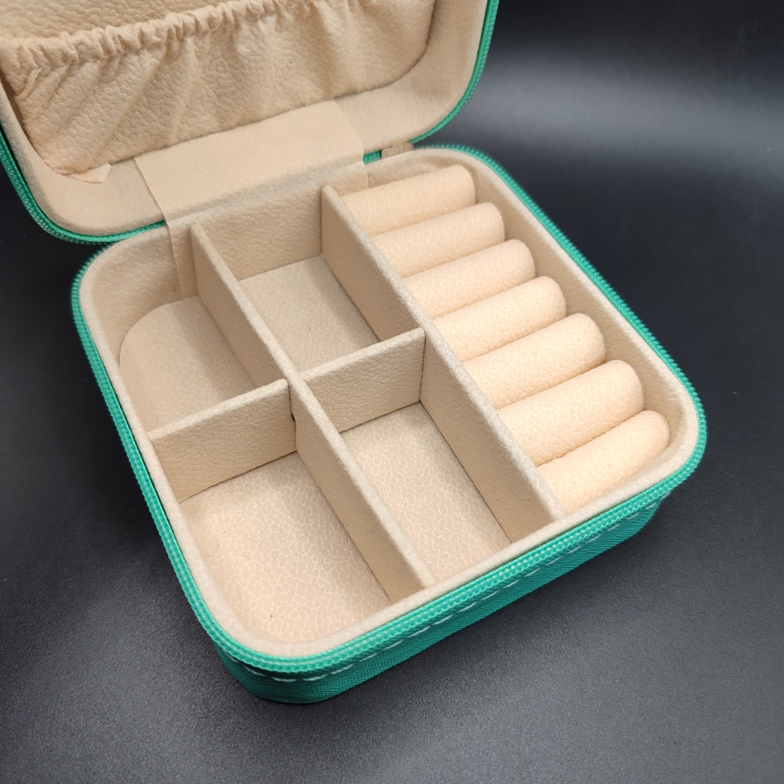 COFRE DE JOYERIA MINI TURQUESA 2