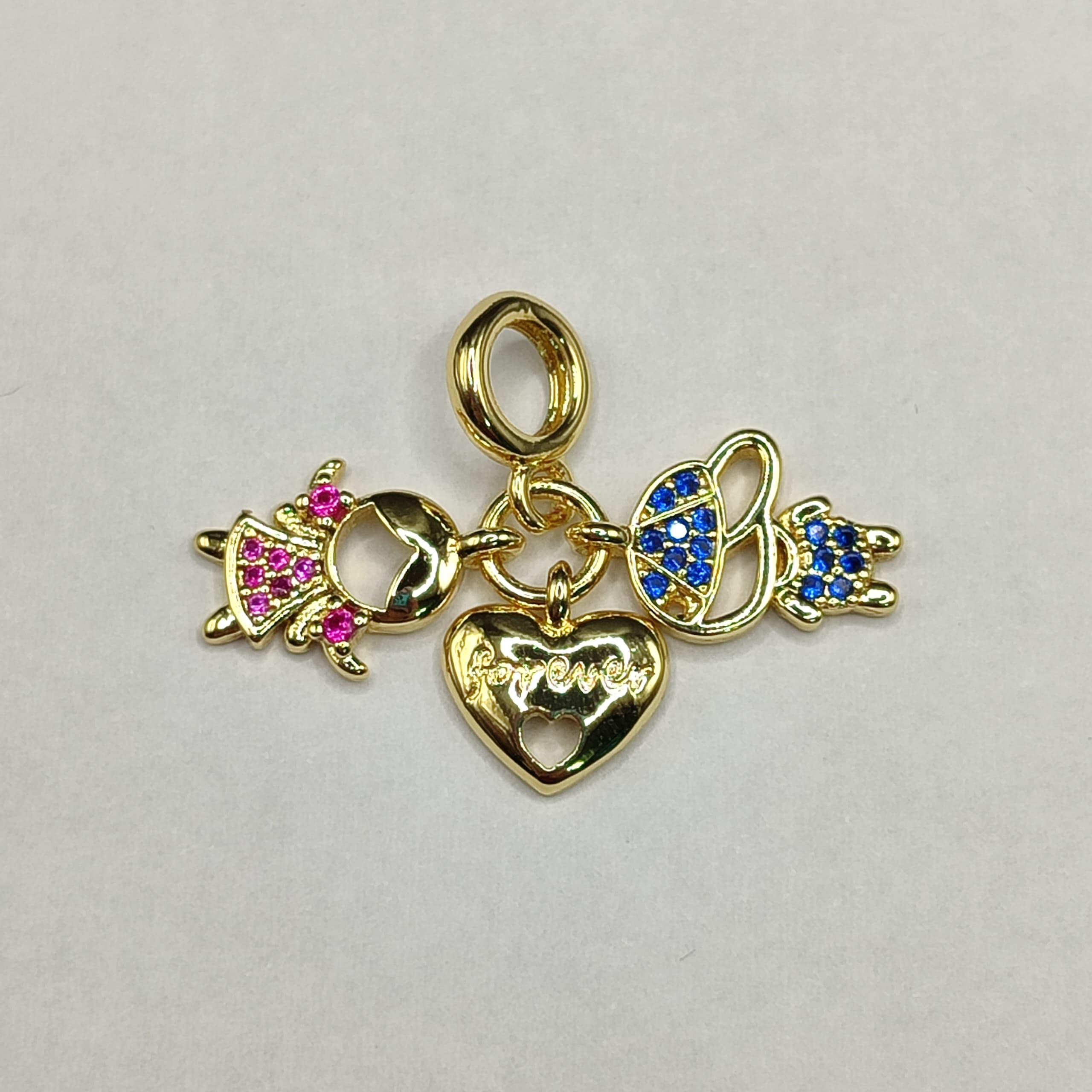 DIJE DE PANDORA GOLD NIÑO Y NIÑA