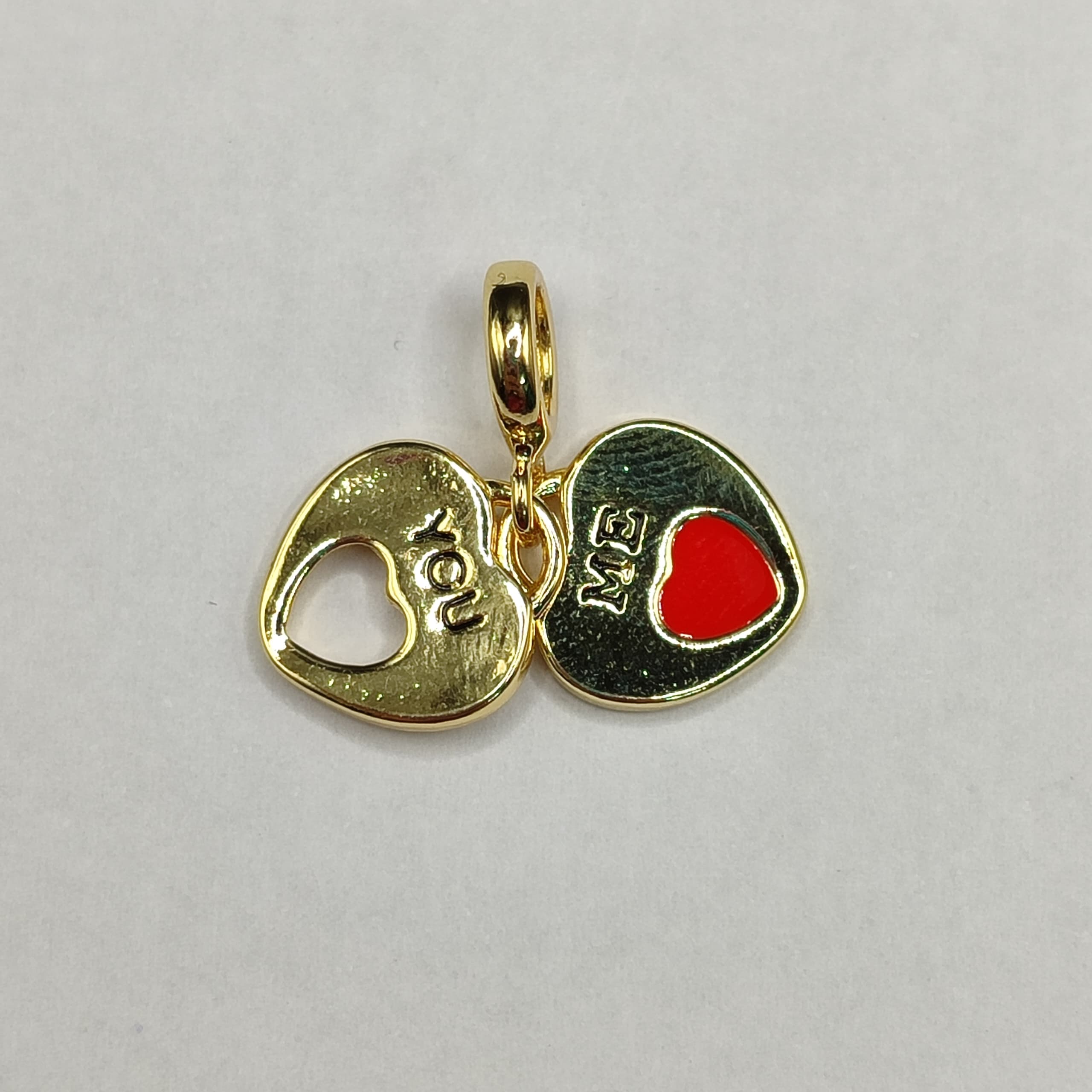DIJE DE PANDORA DOBLE CORAZON