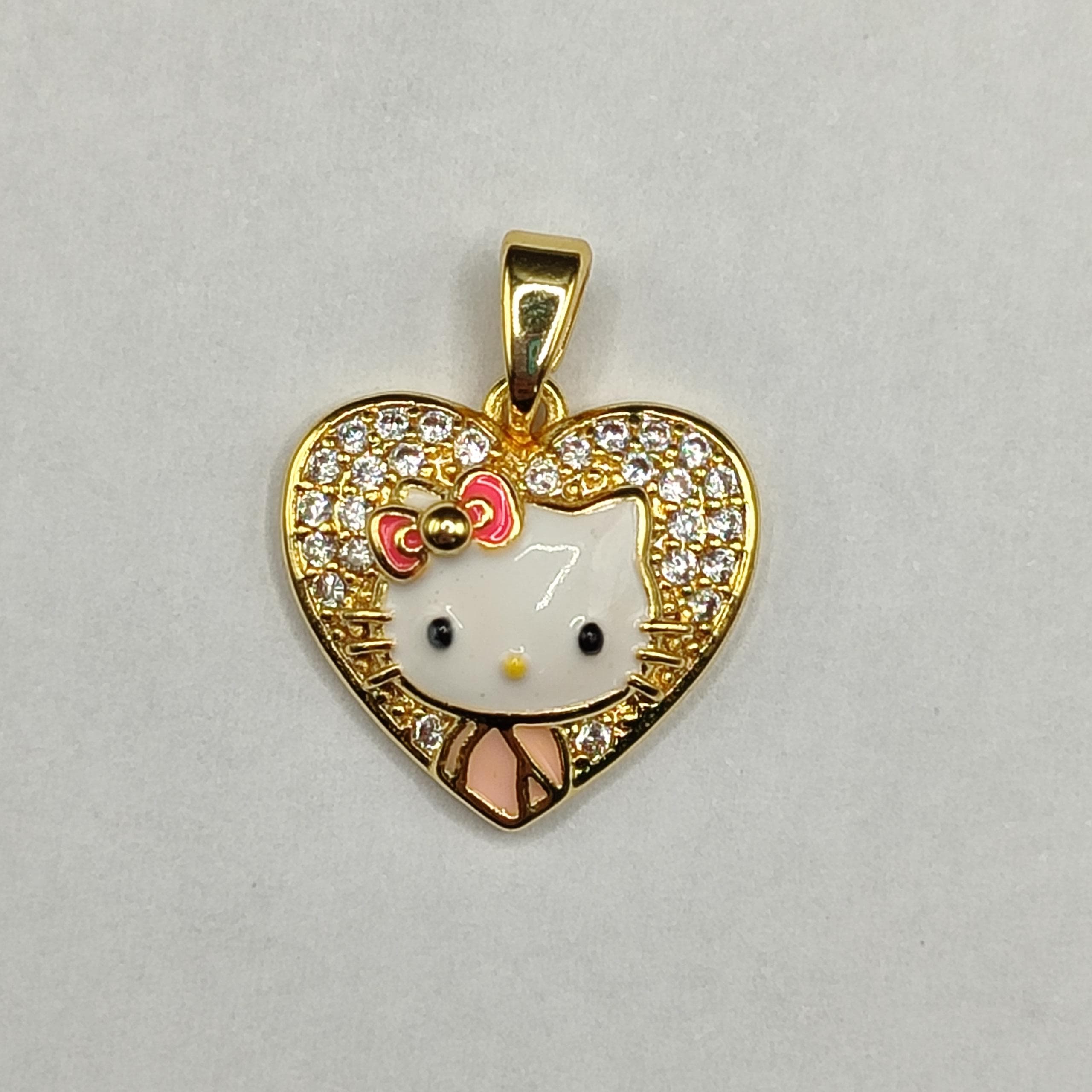 DIJE CIRCON CORAZON HELLO KITTY