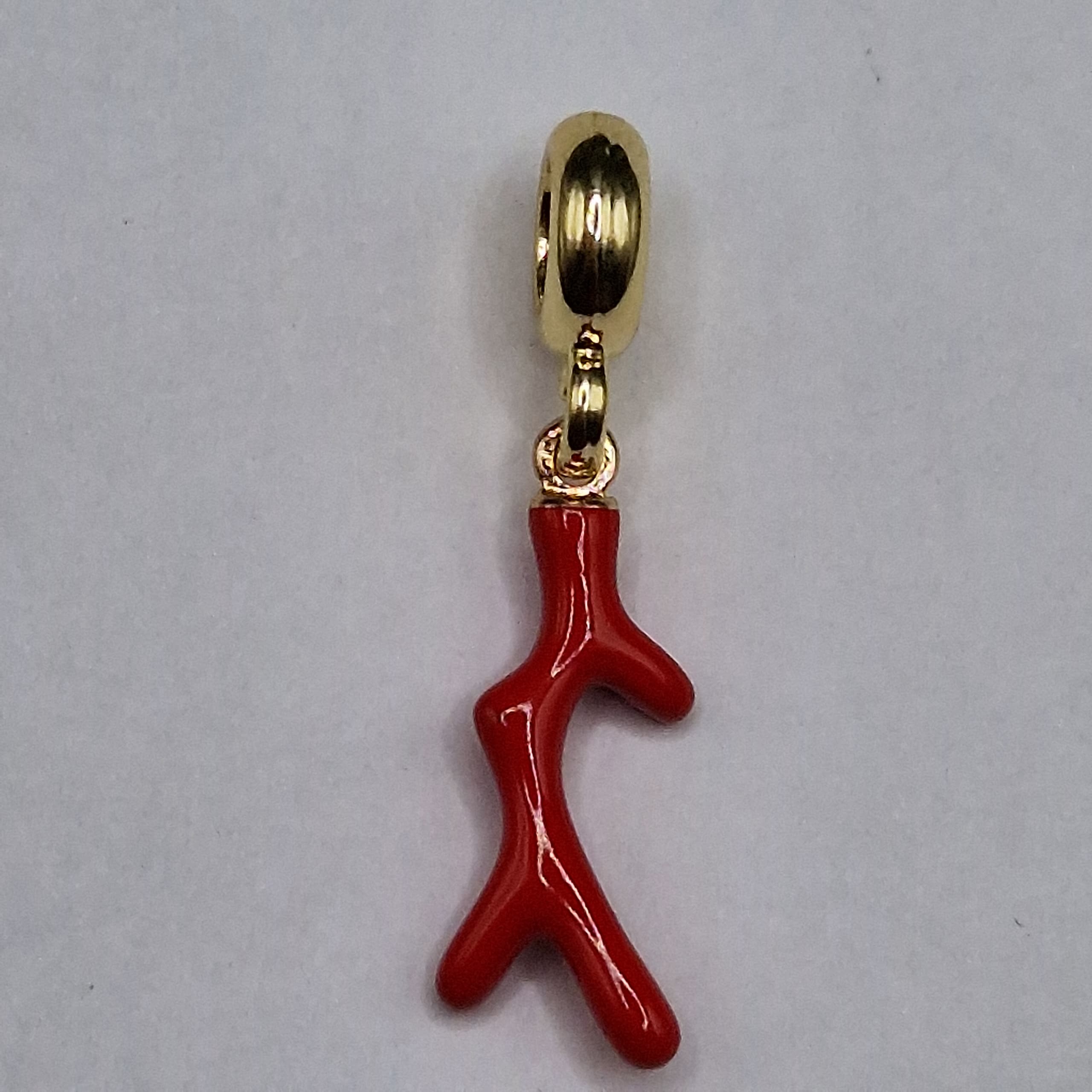 DIJE PANDORA CORAL ROJO