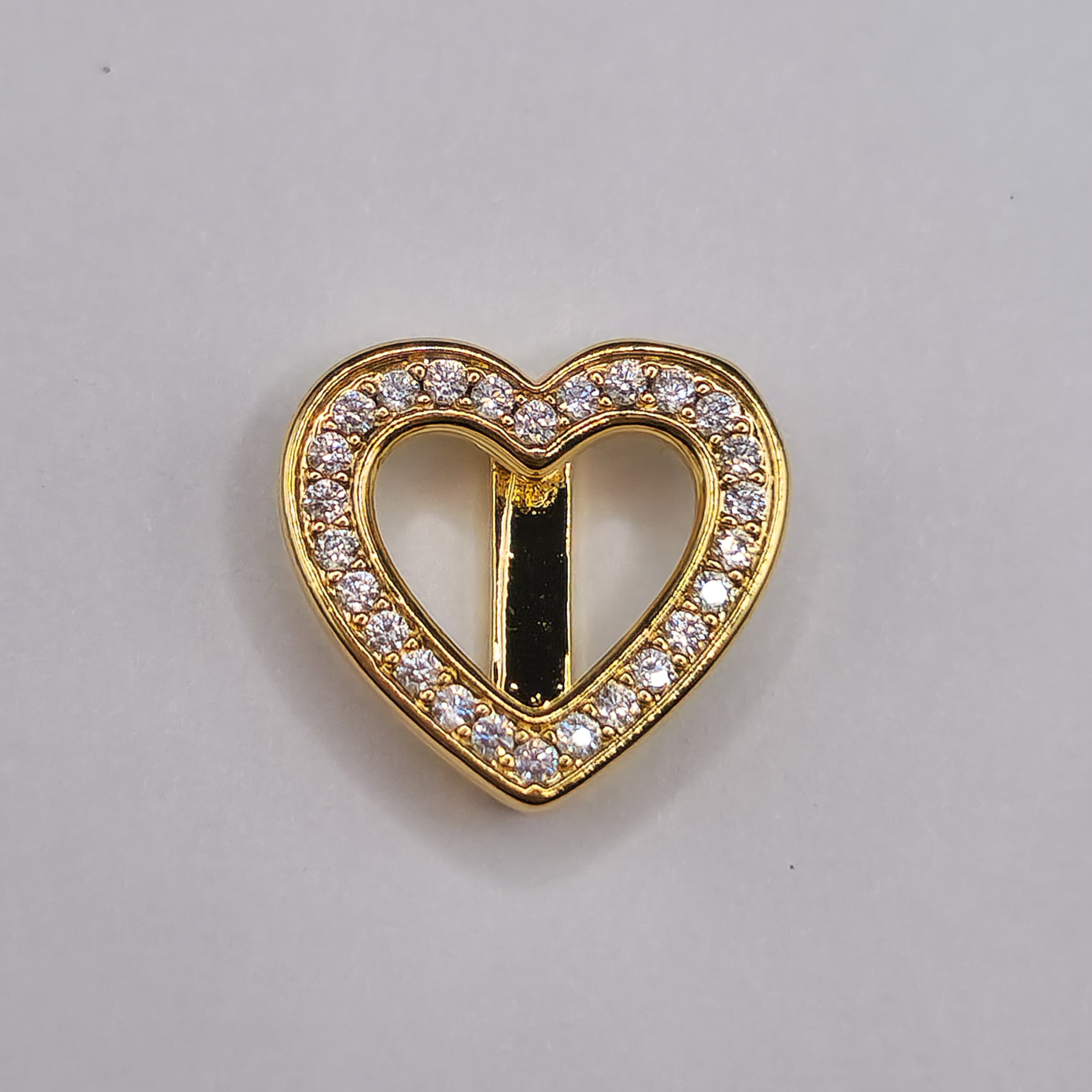 CIRCON PASADOR CORAZON DORADO