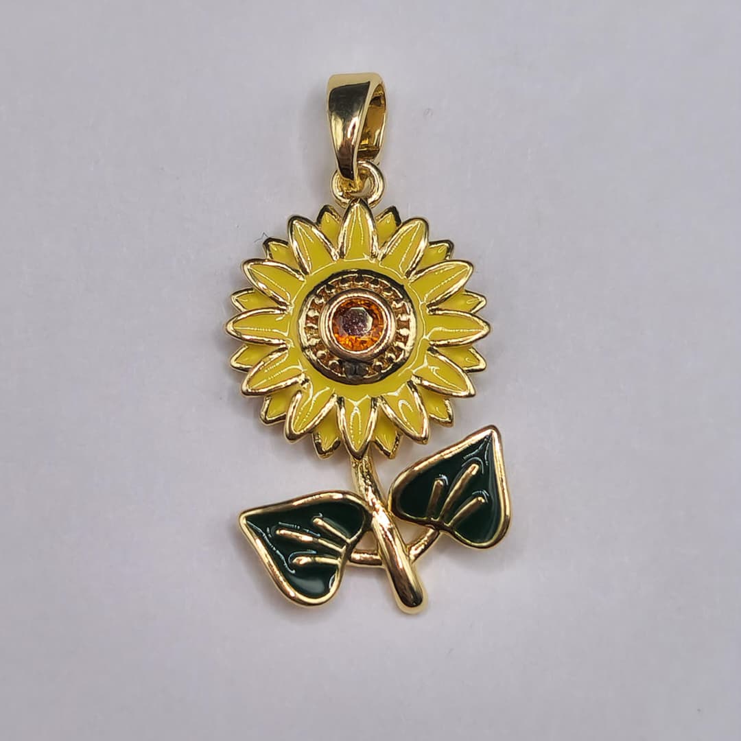 CIRCON DIJE GIRASOL CON PUNTO NARANJA