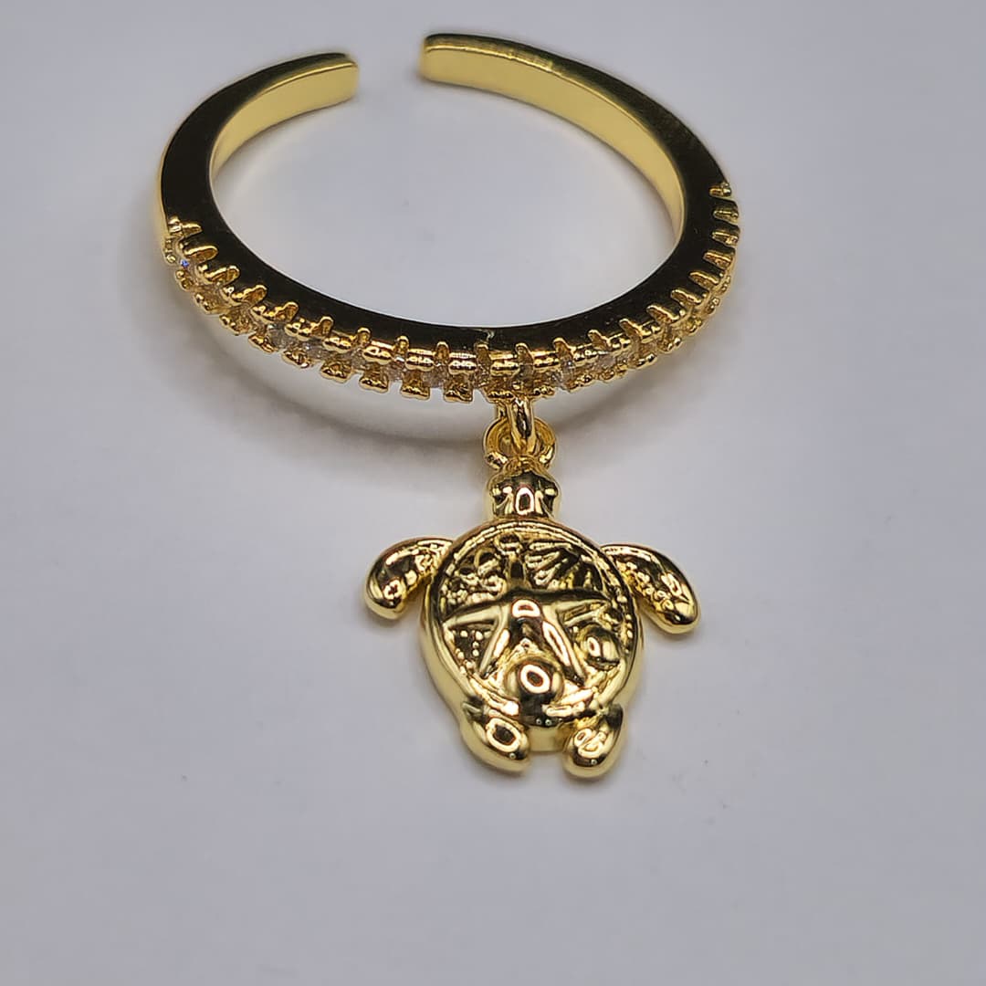 ANILLO CON DIJE DE TORTUGA