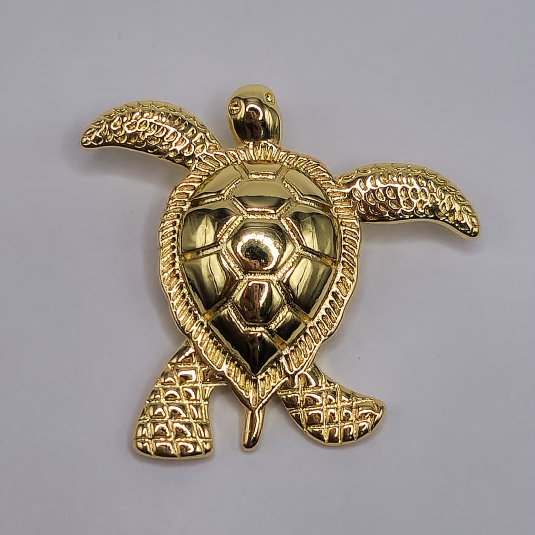 ORO CHINO DIJE TORTUGA DORADA