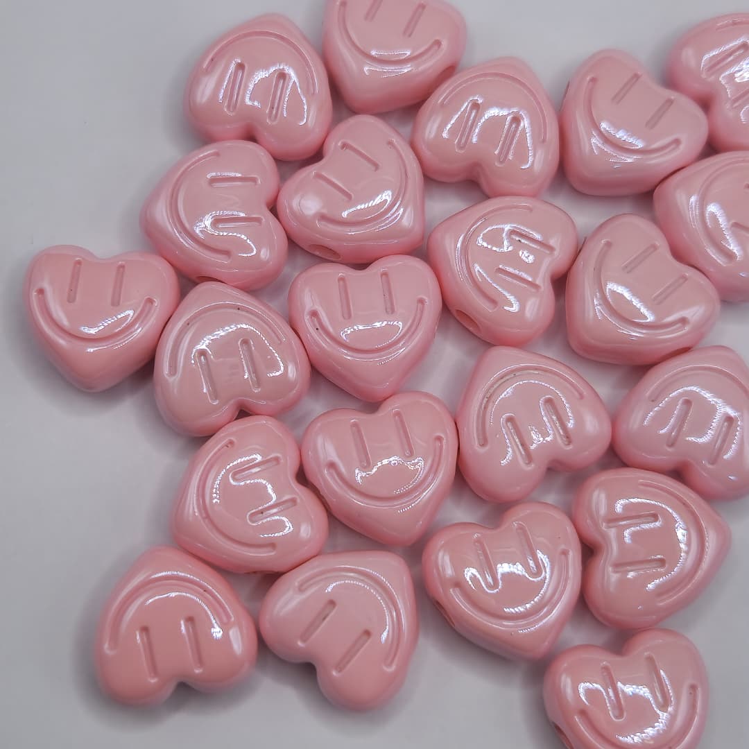 BOLSA 4 UND CORAZON ROSADO CLARO