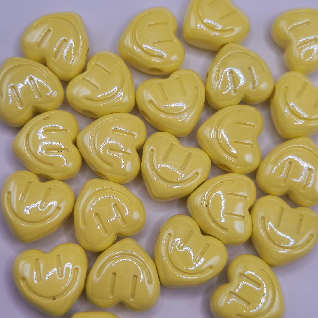 BOLSA 4 UND CORAZON AMARILLO