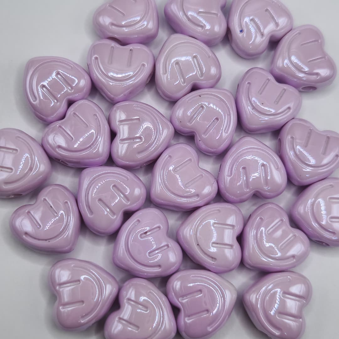 BOLSA 4 UND CORAZON LILA