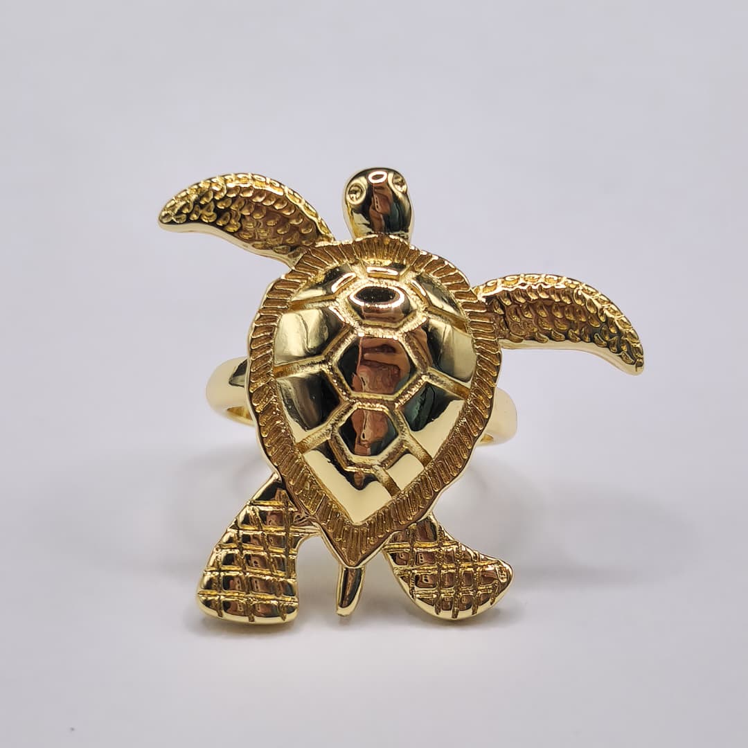 ANILLO DE TORTUGA DORADA