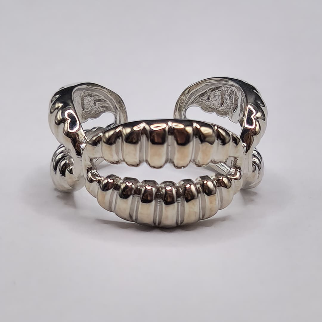 ANILLO DE CARACOLES PLATEADOS